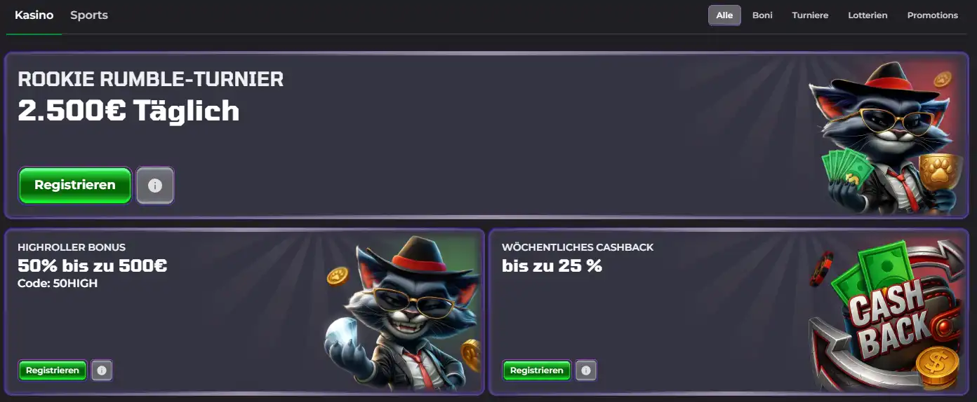 Luckycapone Bonus 2026: Aktionen und Bonusbedingungen